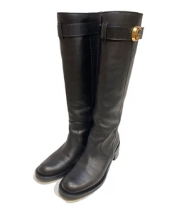 Gucci Damen Lederstiefel Größe 35,5 in Schwarz - Bild 1 von 10