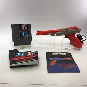 Nintendo NES Zapper Controller NES-005 Orange w Manual and Mario/Duck Hunt - Picture 1 of 16
