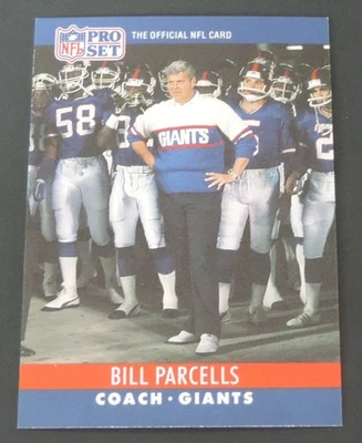 1990 PRO SET FACT CINCINNATI BILL PARCELLS CARD #232 EXTREMELY RARE GIANTS L@@K - Image 1 of 2