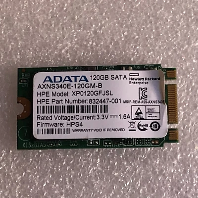Adata HP AXNS340E-120GM-B 832447-001 m.2 120gb Solid State Drive - Image 1 of 2