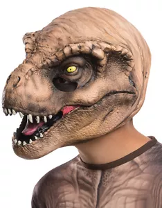 T-Rex 3/4 Gesichtsmaske, Kinder Jurassic World Kostüm Zubehör - Bild 1 von 1