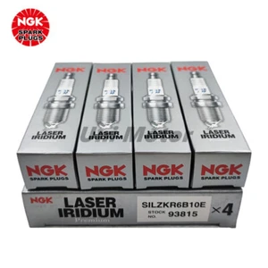 For Hyundai Accent KIA Rio Soul 1.6 18846-10061 4 pcs OEM NGK Iridium Spark Plug - Picture 1 of 5