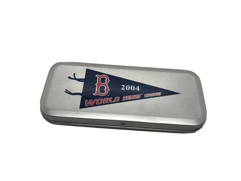 Boston Red Sox 2004 World Series Champions Game Time Watch Box NO WATCH MX5 Cover