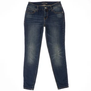 Maurices Jegging Jeans S S Dark Wash Blue Denim Womens Measures 27 x 26.5 - Picture 1 of 9