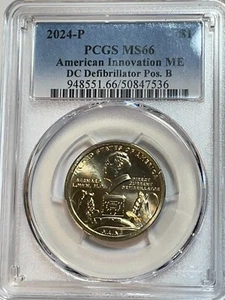 2024 P Maine  Innovation $1 Dollar PCGS MS66 Pos B - Picture 1 of 2