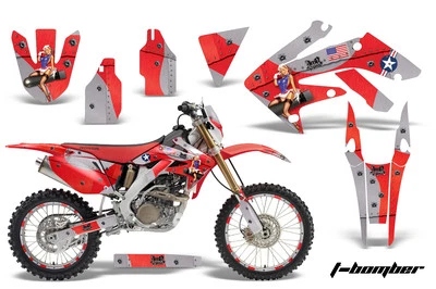 Pegatinas gráficas + #calcomanías PLT/RIM para Honda CRF250X 2004-2017 TBOMBER R Foto 1 de 2
