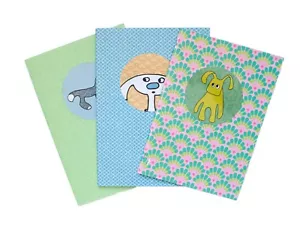 3X Notebooks Miniblings Handmade Kalle Fox Animal Colorful - Picture 1 of 2