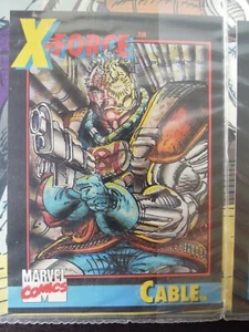 X-FORCE # 1 COMIC BOOK with CABLE CARD / MARVEL COMICS /  1991 / NEW & SEALED - Picture 1 of 4