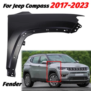 Fender For 2017-2023 Jeep Compass  Primed Front Passenger Side RH - Picture 1 of 8