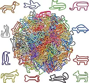 Cute Paper Clips Animal Shaped, Decorative Paperclips, 120 Pcs Pack - Picture 1 of 5