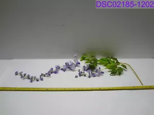 Cantidad = 12: Guirnalda en cascada con aerosol floral de glicinia púrpura 43" - Imagen 1 de 1