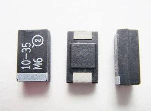 10x 10uF 35V 10% SMD Tantal Furniture VISHAY #10E62 - Picture 1 of 5