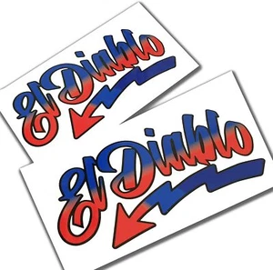 Fabio Quartararo # 20 EL DIABLO motorcycle decals graphic x 2 SMALL - Picture 1 of 2