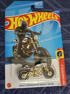 Hot Wheels Ducati Scrambler Hot Wheels Edition #117/250 2022 HW Daredevils 3/5 - Picture 1 of 2