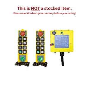 CONDUCTIX RADIO REMOTE KIT, SAGA K2 SERIES, 08-BUTTON, 2-SPEED, 2 TX, 110 VAC - Picture 1 of 3