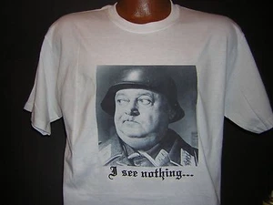 Hogans Heroes Sgt. Schultz, I see nothing t-shirt - Picture 1 of 2