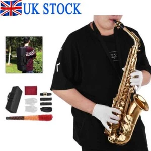 NEW Eb Alto Saxophone Outfit with Case & Accessory Kit - Brass instrument -UK - Picture 1 of 6