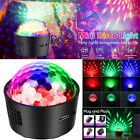 Mini RGB LED Disco Lights Rotating Magic Ball Night Light Show DJ Club Xmas Lamp
