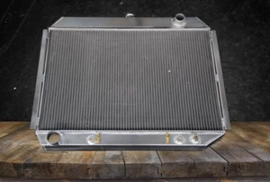 3 Row Aluminum Radiator Fit 1968 69 70 71 72 73 Plymouth Roadrunner 26" W Core - Picture 1 of 8
