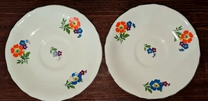 2er Set Alfred Meakin "Freda" Untertassen 5 3/4" RAR - Bild 1 von 5