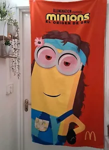 McDonalds Meal Gift Large Beach Towel Spain Minions Swimming Pool Sun Lounger - Picture 1 of 6