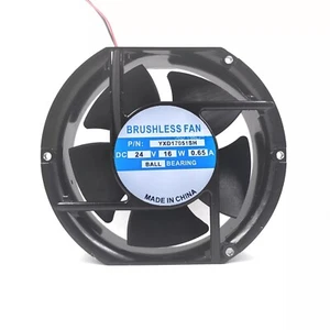 1 pcs  Brushless fan YXD17051SH  DC24V 17251 17cm 2 wire  Aluminum frame  fan #F - Picture 1 of 1