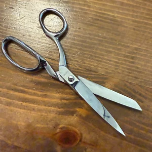Tijeras para modista Gingher 8" borde cuchillo verdadero zurdo vintage - Imagen 1 de 5