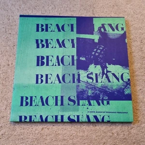 Beach Slang-A Loud Bash Of Teenage Feelings Vinyl LP, Blue Splatter, 2016 UK, NM - Imagen 1 de 11
