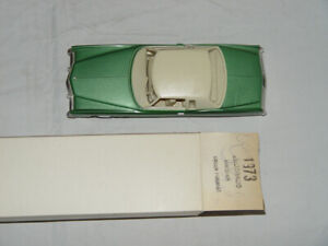 1:25 Promo, 1973  Eldorado, Viridian Green Firemist & White car  White inteterio