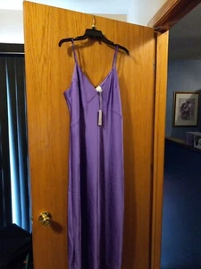 Womens A New Day Purple Long  Lingerie Gown Size XL - Picture 1 of 6