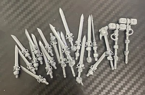 Warhammer 40k Assorted grey knights melee weapons, unused. - Bild 1 von 1