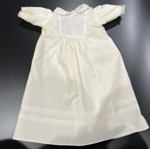 Cabbage Patch Kids CPK Off White Lace Gown Dress Vintage 1980s - Picture 1 of 9
