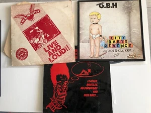 G.B.H “City Baby’s Revenge” Vinyl Plus Cocksparrer + GBH Bonus Warped LPs - Picture 1 of 12