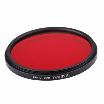 58mm Full Red Color Lens Filter With Thread Mount for all DSLR SLR Camera Lens - Image 1 of 4