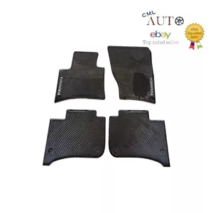 2011-2017 VW Volkswagen Touareg Factory All Weather Floor Mats 4PC Black OEM - Picture 1 of 16
