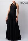 Mascara MC181479 Size 4 black evening Dress Sequin Strap long BNWT