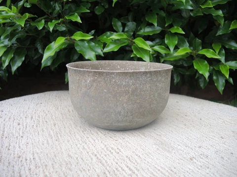 Vintage Galvanised  Garden Planter Plant Pot  7"  Diameter  (1201) Cover