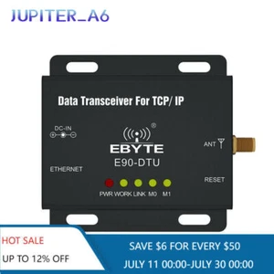 Transceptor módulo de RF RJ45 Ethernet Modbus 433 MHz 30dBm dúplex completo seis vías 1W - Imagen 1 de 11