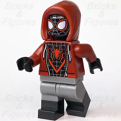 LEGO® Super Heroes Miles Morales Spider-Man Minifigure Spider-Verse Marvel 76171 - Image 1 of 4