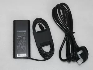 100% GENUINE DELL XPS 13 9300 9310 9350 9360 9365 9370 45W-65W USB-C CHARGER - Picture 1 of 6