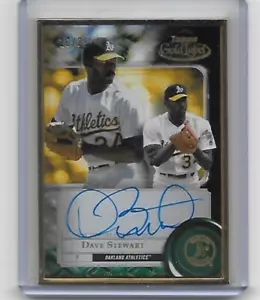 Gold Label 2022 Dave Stewart #FA-DAS MARCO DORADO en tarjeta automática/75 - Imagen 1 de 2
