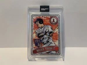 TOPPS PROJECT 2020 #100 2011 MIKE TROUT by Blake Jamieson & Ben Baller - Picture 1 of 4