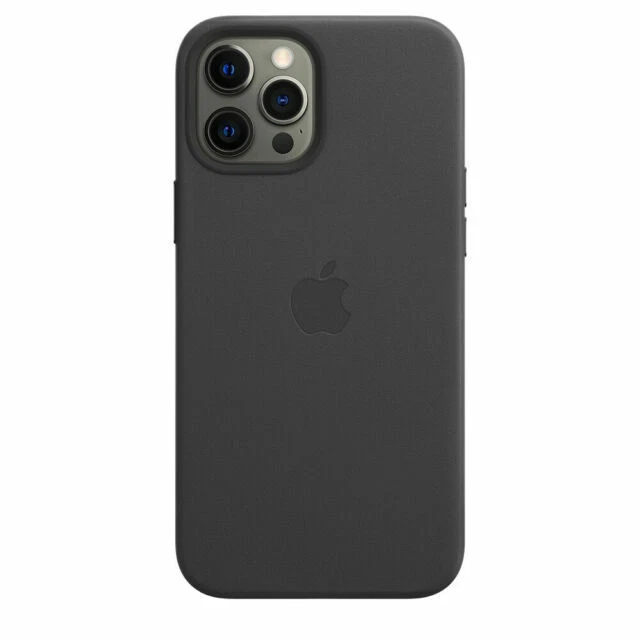 iPhone 12 Pro Max Leather Case with MagSafe - Black