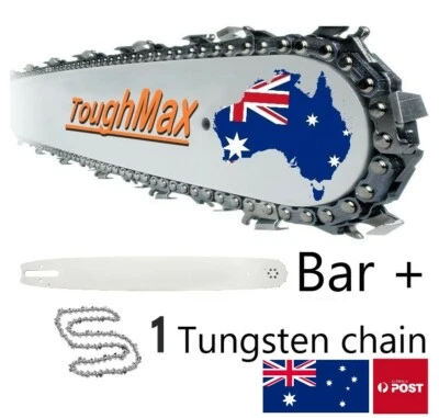 20 inch - 1x Bar 1x Tungsten Carbide Chain for Stihl Saw .063 3/8 72DL ToughMax - image 1 of 4
