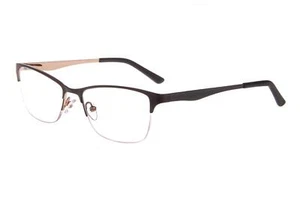 NEW Taylor Eyes Matte Black & Brown SHANIA Eyeglasses 52mm with Case - Picture 1 of 12