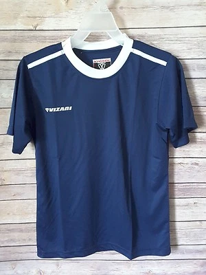 Camiseta Vizari Vélez, Azul Marino, Juvenil Grande Fútbol Colección Ajuste Comodo Rendimiento Foto 1 de 3