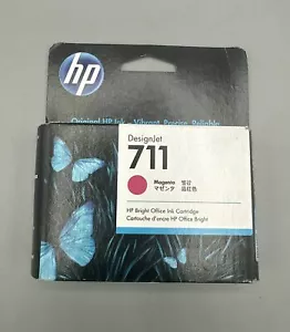 HP DesignJet 711 Magenta Ink Cartridge Sealed -2/23 - Picture 1 of 2