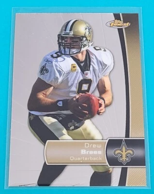 2012 Finest #30 Drew Brees New Orleans Saints FOOTBALL Card M8 - Image 1 of 2