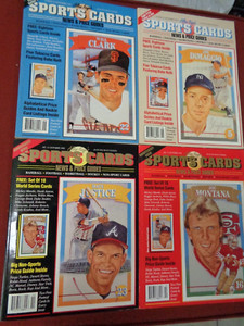 ALAN KAYE'S SPORT CARDS PRICE GUIDES  - 1991 (4) DIFFERENT ISSUES 10 & 11