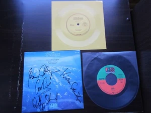 Klaus Doldinger Passport Skies Signed 7 inch Vinyl Single Flexi Lufthansa DC-10 - Picture 1 of 7